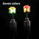 LED Glow Ear Studs: Dazzling Light-Up Earrings for Events