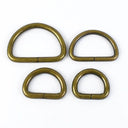 Adjustable D-Ring Metal Buckles Set - Pack of 10 for Bag Straps, Dog Collars, DIY Crafts & More  ourlum.com Bronze 20mm 