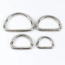 Adjustable D-Ring Metal Buckles Set - Pack of 10 for Bag Straps, Dog Collars, DIY Crafts & More  ourlum.com Silver 20mm 