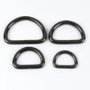 Adjustable D-Ring Metal Buckles Set - Pack of 10 for Bag Straps, Dog Collars, DIY Crafts & More  ourlum.com GunBlack 20mm 