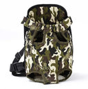 Mesh Camo Pet Carrier Backpack for Hands-Free Travel