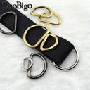 Zinc Alloy D-Ring Buckle Set for DIY Projects and Accessories in Various Sizes  ourlum.com   