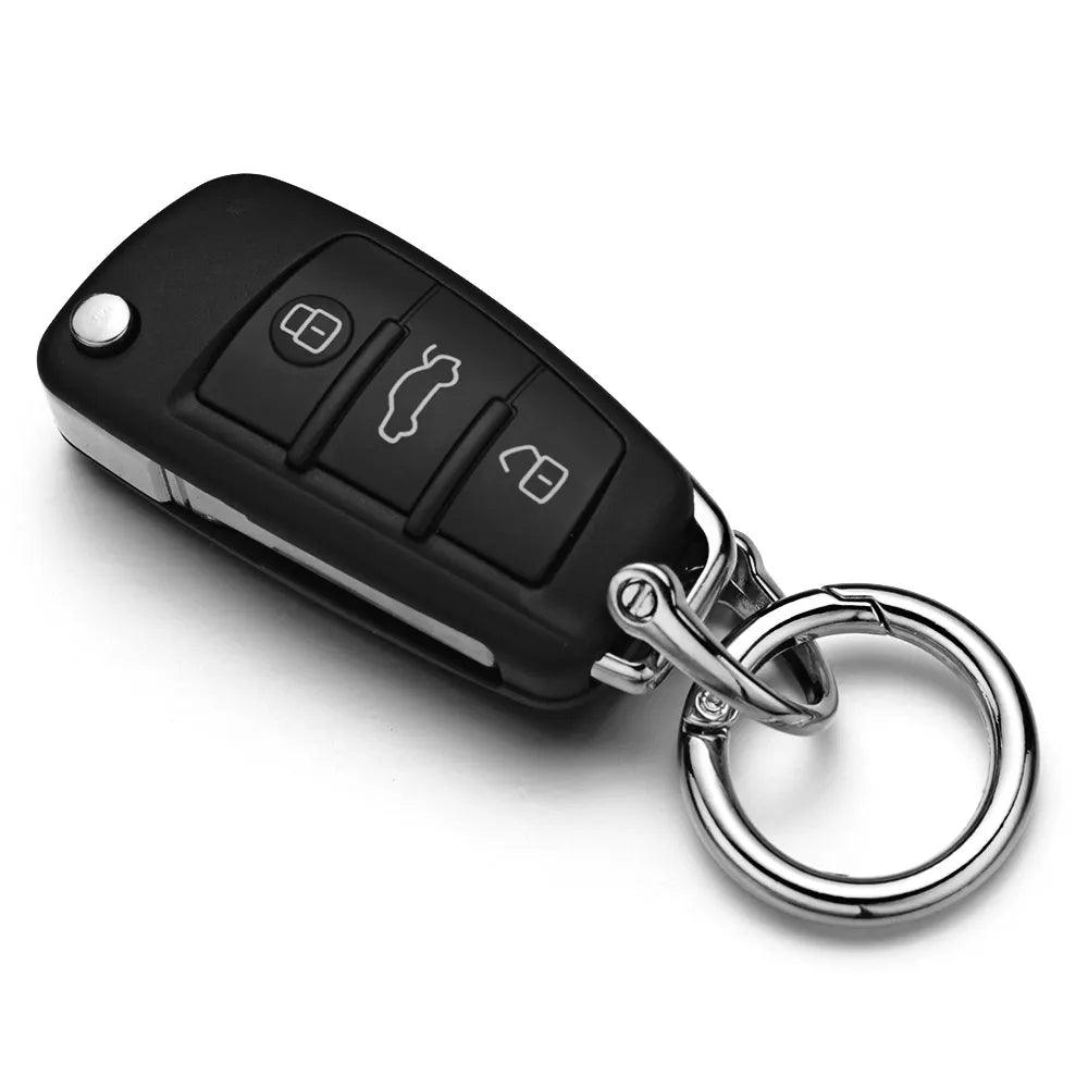 Spring Gate O Ring Keychain - Premium Zinc Alloy Car Key Holder with Secure Attachments  ourlum.com   