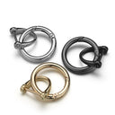 Spring Gate O Ring Keychain - Premium Zinc Alloy Car Key Holder with Secure Attachments  ourlum.com   