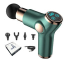 Portable Mini Muscle Revitalizing Vibration Massage Gun for Neck and Back Relaxation  ourlum.com Green  