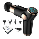 Portable Mini Muscle Revitalizing Vibration Massage Gun for Neck and Back Relaxation  ourlum.com Black  