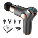 Portable Mini Muscle Revitalizing Vibration Massage Gun for Neck and Back Relaxation  ourlum.com Grey  