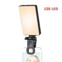 Portable Clip-on LED Fill Light for Mobile Phones with Adjustable Temperature and Soft Lighting  ourlum.com 120 LED United State 