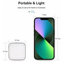 Portable Magnetic LED Cube Fill Light for MagSafe iPhones 12-14 with Clip - Ideal for Makeup Vlogs  ourlum.com   