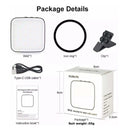 Portable Magnetic LED Cube Fill Light for MagSafe iPhones 12-14 with Clip - Ideal for Makeup Vlogs  ourlum.com W42 Square Light  