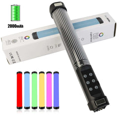 Handheld RGB LED Fill Light Stick: Versatile Lighting Tool for Photography and Video - 70 characters