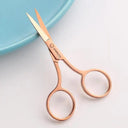 Retro Mini Stainless Steel Sewing Scissors for Needlework and Fabric Crafting  ourlum.com F  