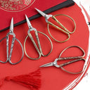 Retro Mini Stainless Steel Sewing Scissors for Needlework and Fabric Crafting  ourlum.com   