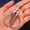 Retro Mini Stainless Steel Sewing Scissors for Needlework and Fabric Crafting  ourlum.com A-1Pcs  