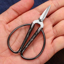 Retro Mini Stainless Steel Sewing Scissors for Needlework and Fabric Crafting  ourlum.com C-1Pcs  