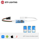 Mini WS2812B WS2811 LED Strip Light Controller with Music Bluetooth App - USB Powered  ourlum.com   