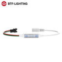 Mini WS2812B WS2811 LED Strip Light Controller with Music Bluetooth App - USB Powered  ourlum.com DC 4 Keys Controller  