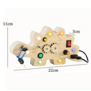 Montessori Interactive LED Light Busy Board for Toddlers - Educational Wooden Sensory Toy for Logical Thinking and Cognitive Development  ourlum.com L  