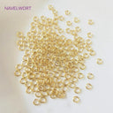 Luxurious Gold Plated Brass Rings Set - Premium Split Rings Kit for Jewelry Making  ourlum.com   