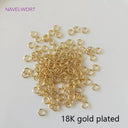 Luxurious Gold Plated Brass Rings Set - Premium Split Rings Kit for Jewelry Making  ourlum.com 18K gold plated 0.5mmx3mm-300pcs 