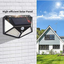 Solar Powered Motion Sensor Garden Light with Wide Angle Modes  ourlum.com   