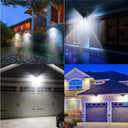 Solar Powered Motion Sensor Garden Light with Wide Angle Modes  ourlum.com   