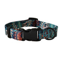 National Style Nylon Printed Dog Collar Leash Set with Free Engraving  ourlum.com Dog collar 2 S 