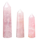 Crystal Power Obelisk Set - Natural Stone and Crystals Variety Pack for Home Decor, Meditation, and Healing  ourlum.com Rose Quartz 1pc Size 40-50mm 