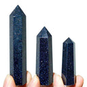 Crystal Power Obelisk Set - Natural Stone and Crystals Variety Pack for Home Decor, Meditation, and Healing  ourlum.com Bluestone-No Natural 1pc Size 40-50mm 