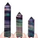 Crystal Power Obelisk Set - Natural Stone and Crystals Variety Pack for Home Decor, Meditation, and Healing  ourlum.com Colored Fluorite 1pc Size 40-50mm 