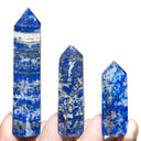 Crystal Power Obelisk Set - Natural Stone and Crystals Variety Pack for Home Decor, Meditation, and Healing  ourlum.com Lapls lazuli 1pc Size 40-50mm 