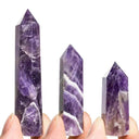 Crystal Power Obelisk Set - Natural Stone and Crystals Variety Pack for Home Decor, Meditation, and Healing  ourlum.com Amethyst 1pc Size 40-50mm 