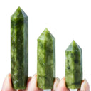 Crystal Power Obelisk Set - Natural Stone and Crystals Variety Pack for Home Decor, Meditation, and Healing  ourlum.com xiuyan jade 1pc Size 40-50mm 