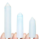 Crystal Power Obelisk Set - Natural Stone and Crystals Variety Pack for Home Decor, Meditation, and Healing  ourlum.com Opal-No Natural 1pc Size 40-50mm 