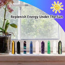 Crystal Power Obelisk Set - Natural Stone and Crystals Variety Pack for Home Decor, Meditation, and Healing  ourlum.com   