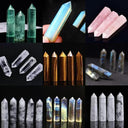 Crystal Power Obelisk Set - Natural Stone and Crystals Variety Pack for Home Decor, Meditation, and Healing  ourlum.com   