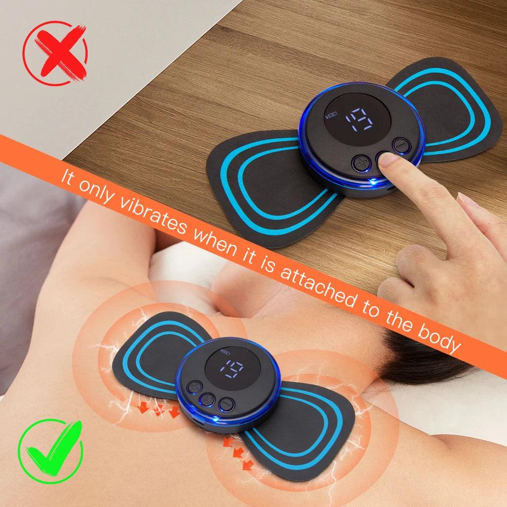 Electric Neck Massager with EMS Technology for Targeted Muscle Relief and Recovery  ourlum.com   