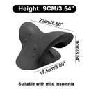 Neck Cloud - Ergonomic Cervical Traction Pillow for Quick Pain Relief  ourlum.com Upgraded PU Black  