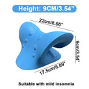 Neck Cloud - Ergonomic Cervical Traction Pillow for Quick Pain Relief  ourlum.com Upgraded PU Blue  