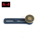 Metal Button Extender Set for Pants and Jeans - Adjustable Waistband Expansion Kit  ourlum.com A-4 1PC 