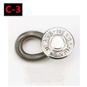 Metal Button Extender Set for Pants and Jeans - Adjustable Waistband Expansion Kit  ourlum.com C-3 1PC 