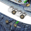 Metal Button Extender Set for Pants and Jeans - Adjustable Waistband Expansion Kit  ourlum.com   