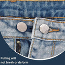 Metal Button Extender Set for Pants and Jeans - Adjustable Waistband Expansion Kit  ourlum.com   