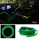 Flexible LED Car Interior Light Strip - Cold Atmosphere Lighting for DC 12V Vehicles  ourlum.com Green  