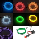 Flexible LED Car Interior Light Strip - Cold Atmosphere Lighting for DC 12V Vehicles  ourlum.com   