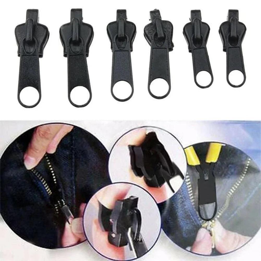 6-Piece Instant Zipper Repair Kit with Multiple Sizes for Easy DIY Zipper Fix  ourlum.com   