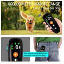 Advanced 800m Electronic Dog Training Collar with Remote Control Shock Waterproof Anti Bark Device  ourlum.com   