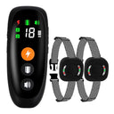 Advanced 800m Electronic Dog Training Collar with Remote Control Shock Waterproof Anti Bark Device  ourlum.com Two set B United State 