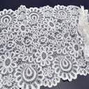 Elegant Black and White Lace Fabric Trim - 3 Yards, DIY Crafts & Sewing Supplies  ourlum.com black 3yard 