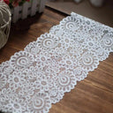 Elegant Black and White Lace Fabric Trim - 3 Yards, DIY Crafts & Sewing Supplies  ourlum.com   